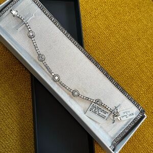 Sterling Silver, Diamond Art Bracelet NWT